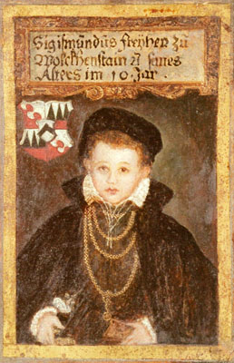 Sigismundus Freyherr zu Wolckhenstain, 10 years old